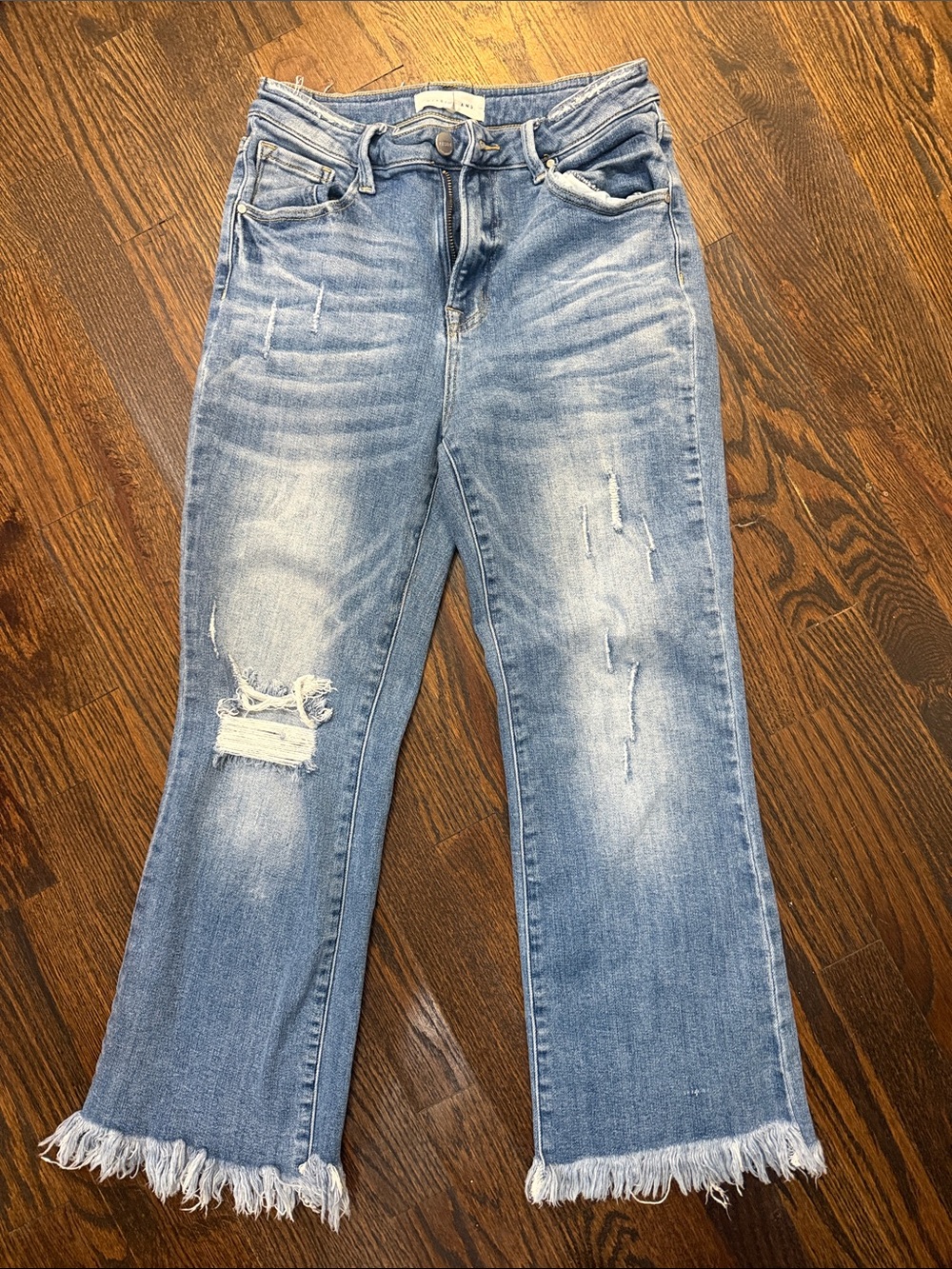 Risen Chestnut Trail High Rise Cropped Jeans
